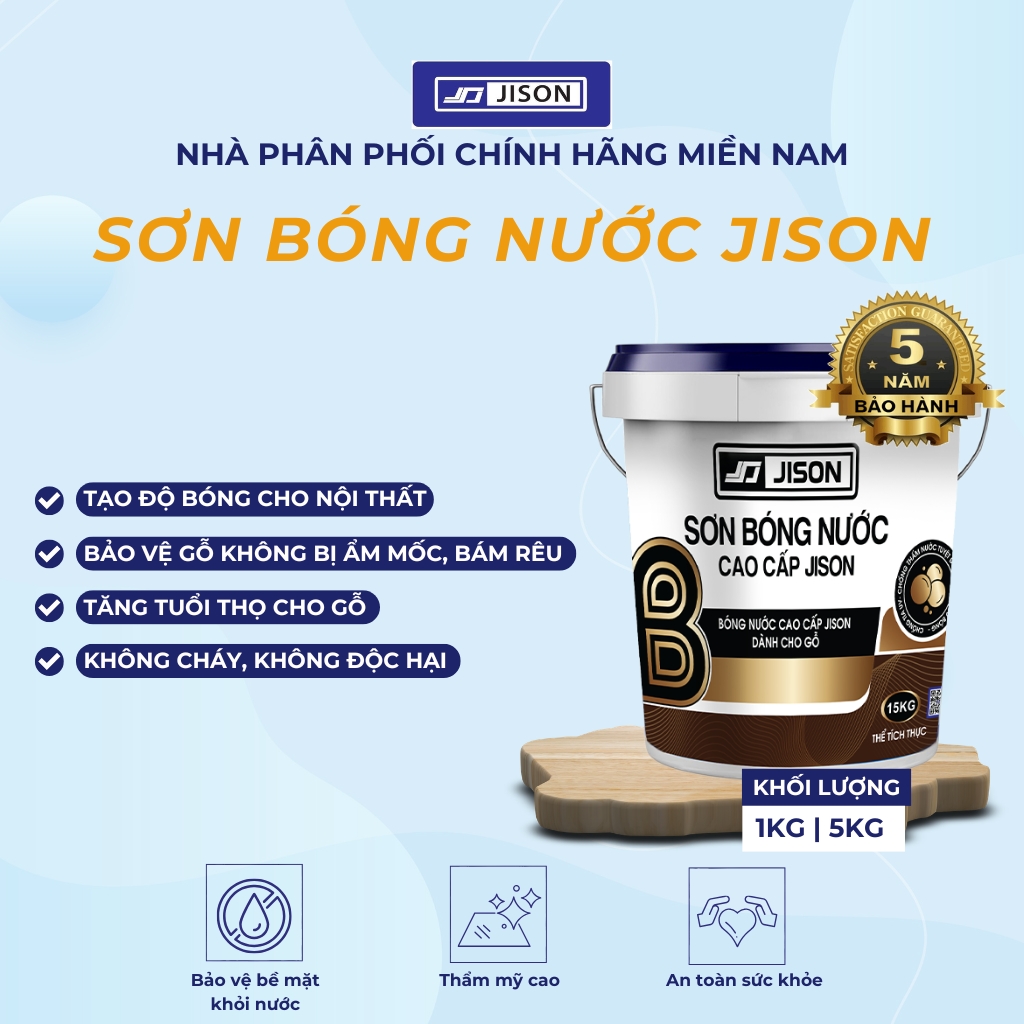 sơn bóng nước jison