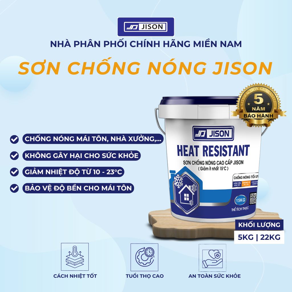 ưu điểm sơn chống nóng jison