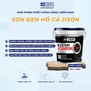 ưu điểm sơn đen hồ cá jison