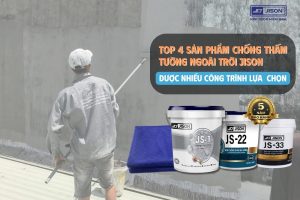 sơn chống thấm tường ngoài trời jison