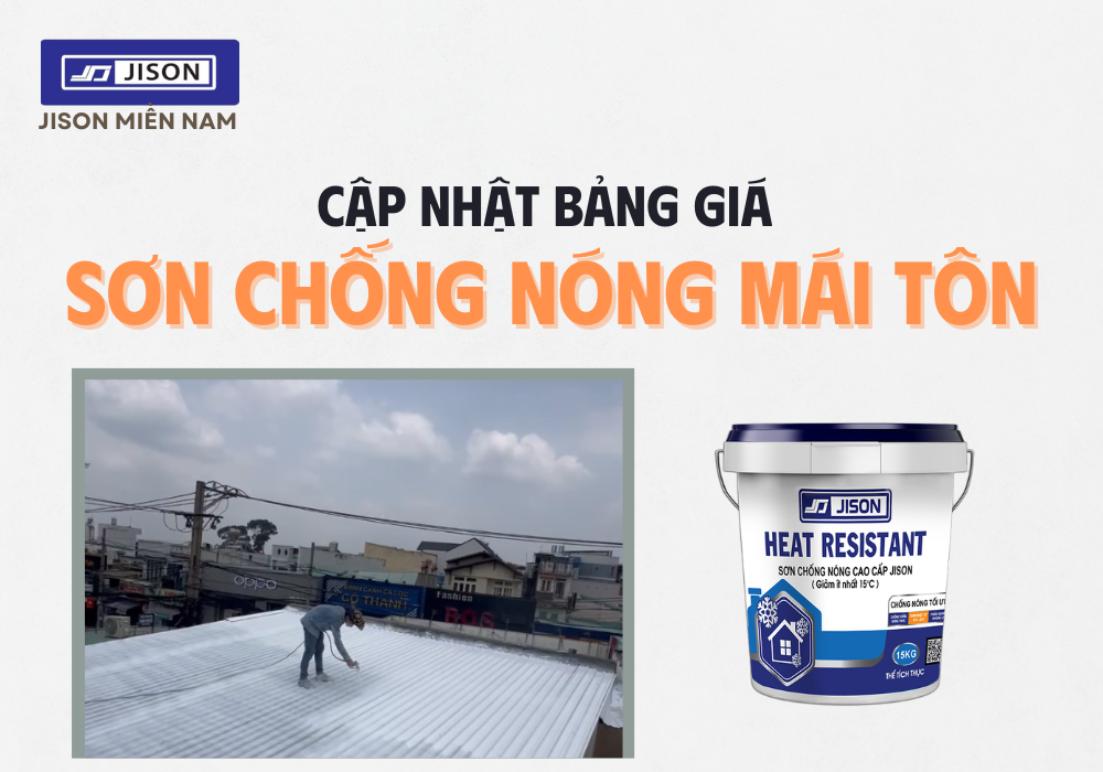 giá sơn chống nóng mái tôn