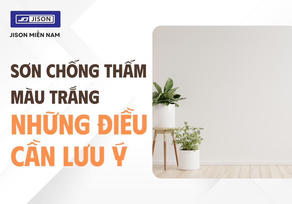 sơn chống thấm màu trắng