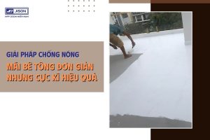 chống nóng mái bê tông