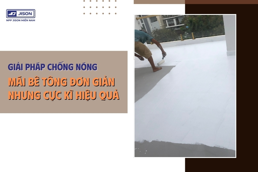 chống nóng mái bê tông