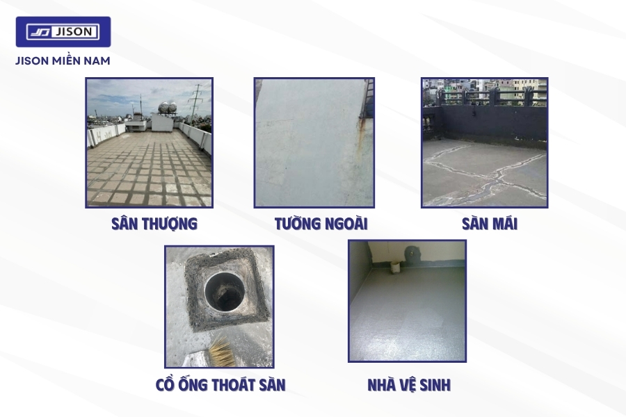 Các hạng mục chống thấm nhà ở