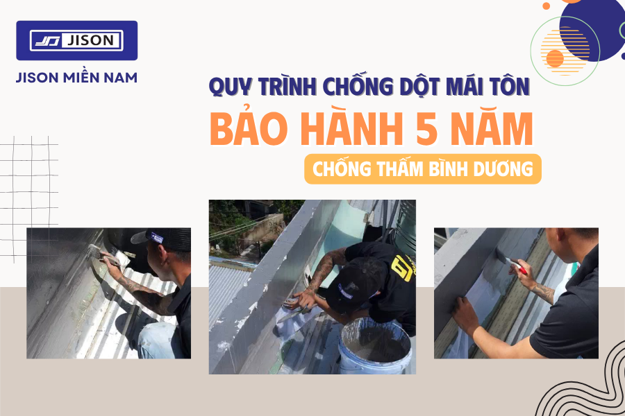 chống dột mái tôn bình dương