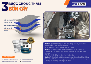 chống thấm bồn cây