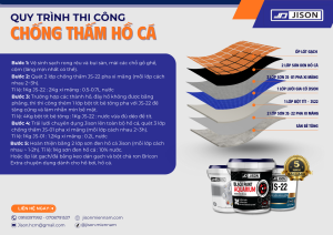 quy trình chống thấm hồ cá