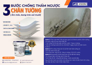 quy trình chống thấm ngược chân tường