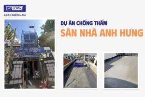 chống thấm nhà anh Hưng