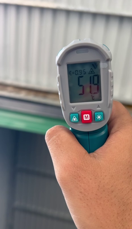 nhiệt độ mái tôn