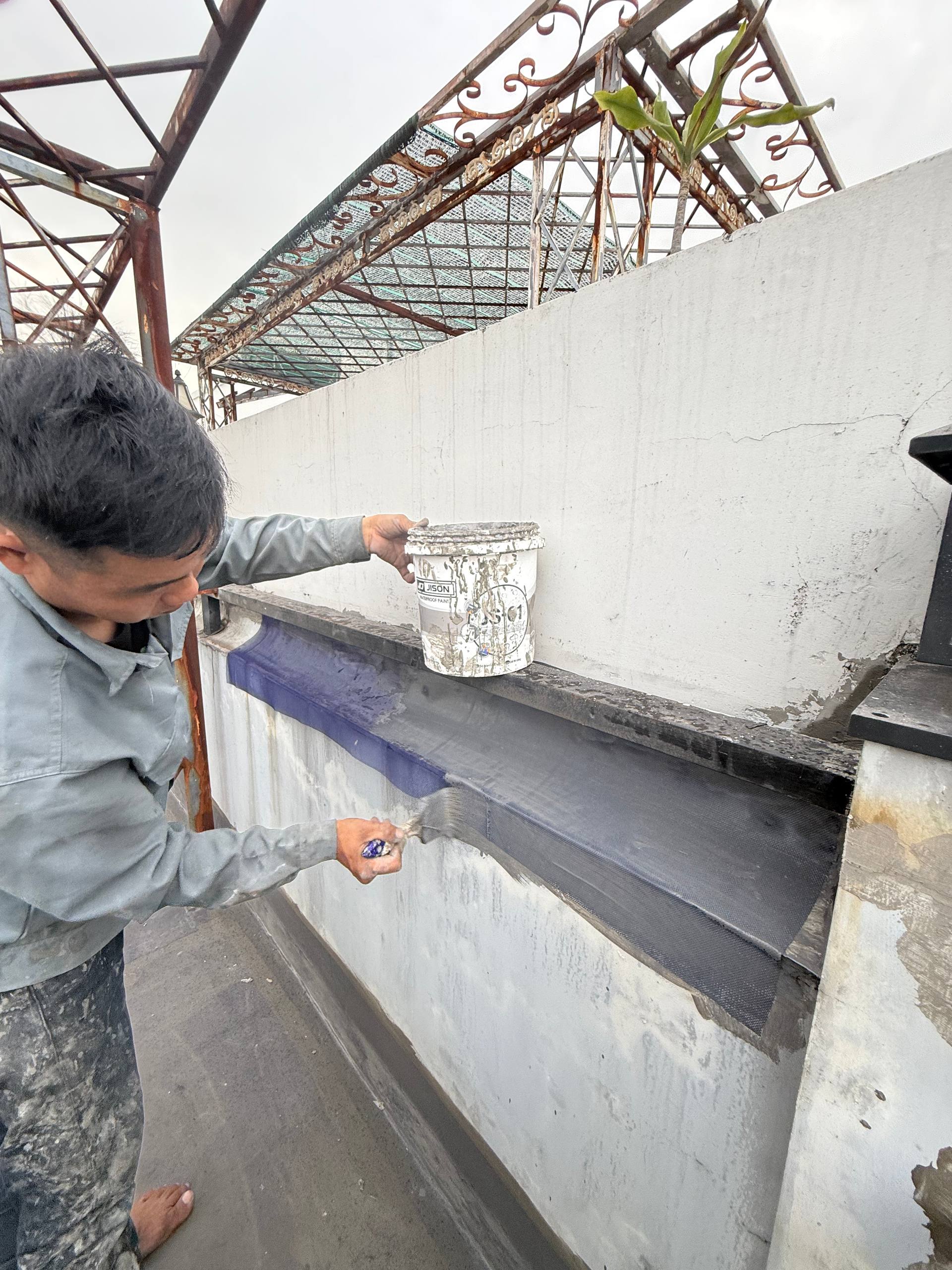 quét 3 lớp sơn JS01