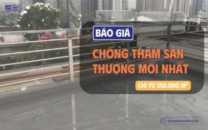báo giá chống thấm sân thượng