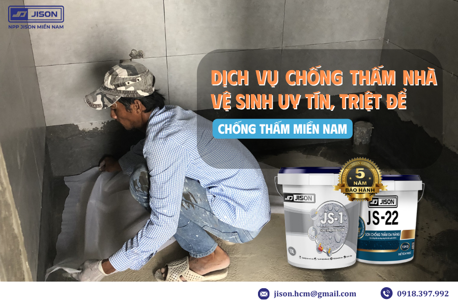 dịch vụ chống thấm nhà vệ sinh