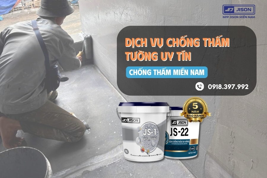 dịch vụ chống thấm tường jíón miền nam