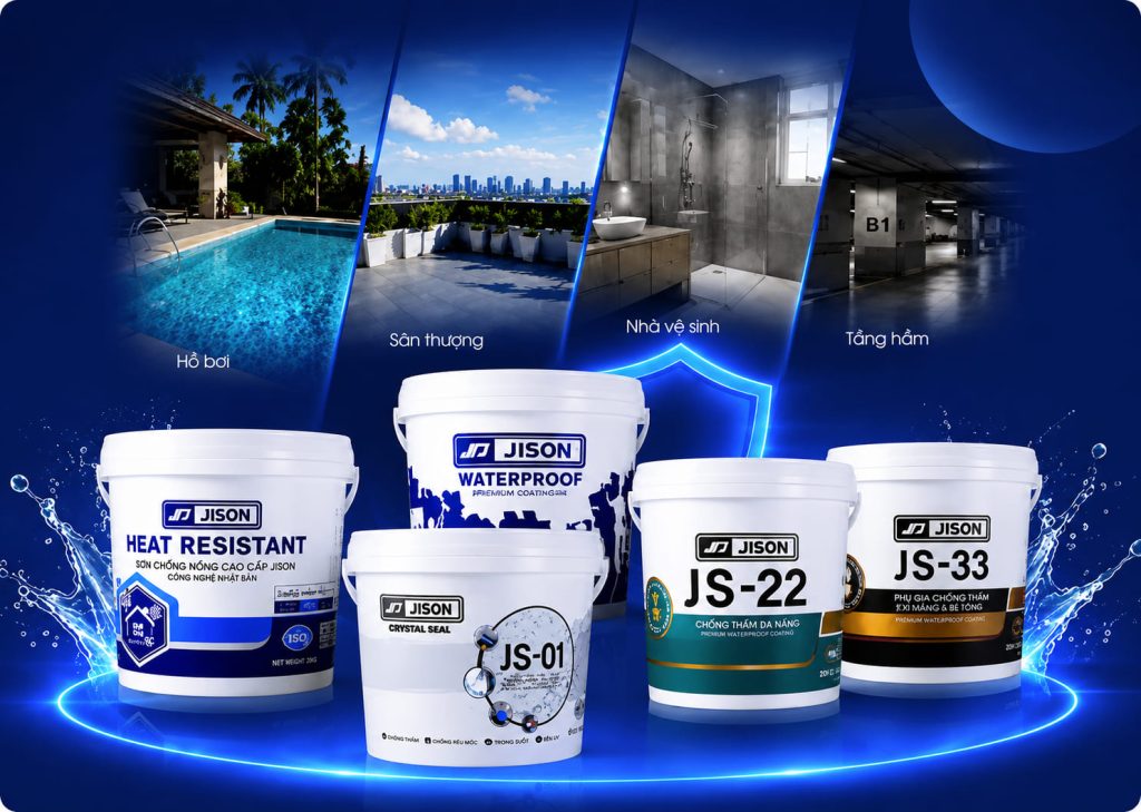 hệ vật liệu chống thấm jison