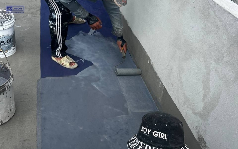 quét sơn chống thấm JS01