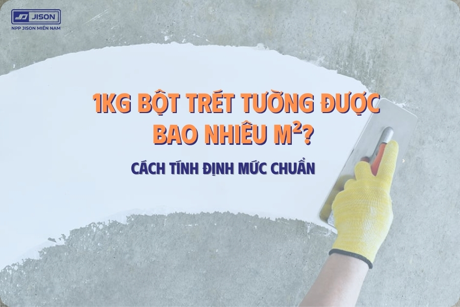 1kg bột trét tường được bao nhiêu m2