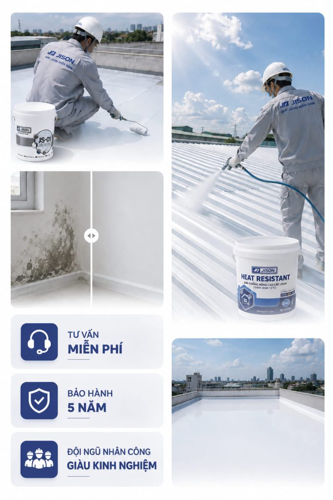 dịch vụ thi công chống thấm chống nóng