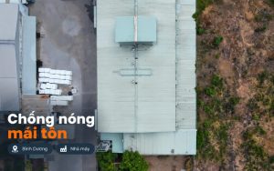 chống nóng nhà máy may bình dương