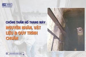 chống thấm hố pít thang máy