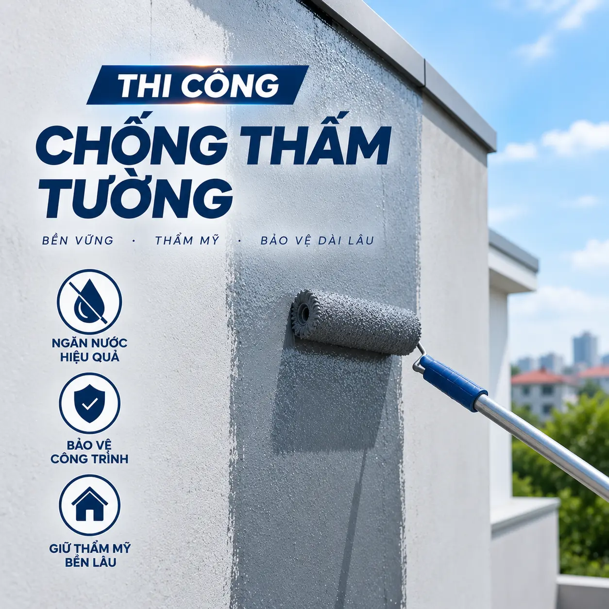 chống thấm tường