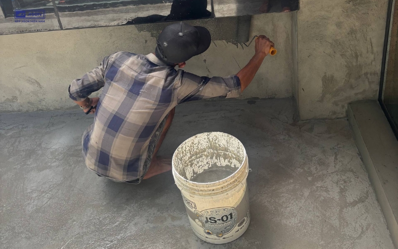 Nên dự phòng một lượng sơn chống thấm