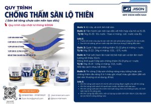 quy trình chống thấm sàn lộ thiên
