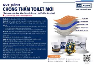 chống thấm toilet mới