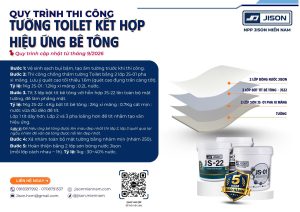 chống thấm toilet hiệu ứng bê tông