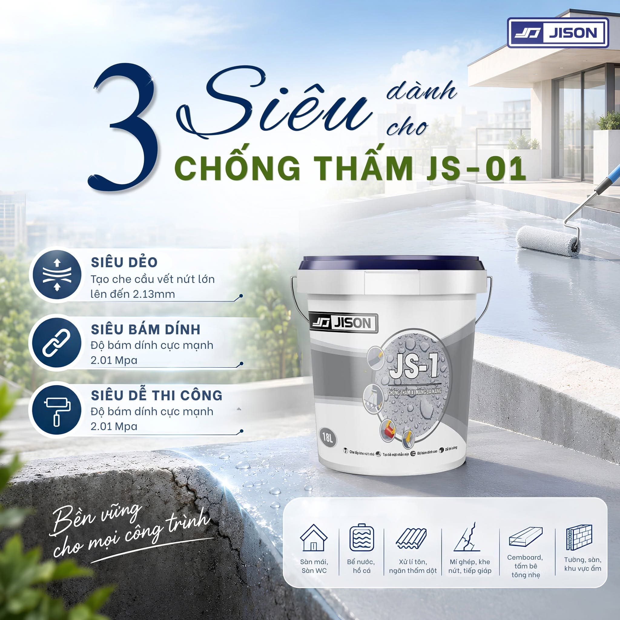 sơn chống thấm jison